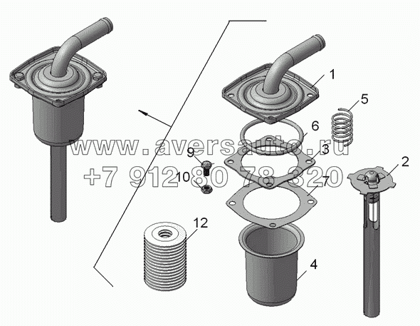 5511-8608310 Фильтр маслобака